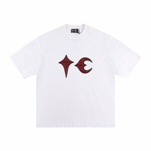 Thug Club White T Shirt With Distinctive Red Graphics